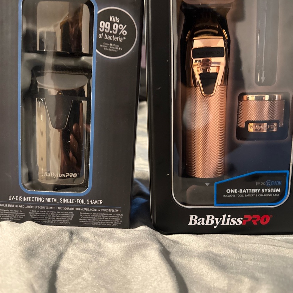 BaByliss Rose Gold Cordless Trimmer and Foil Shaver Set